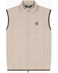 EA7 - Premium Shield Technical-Fabric Gilet - Lyst