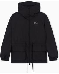 EA7 - Natural Ventus7 Technical Fabric Jacket - Lyst