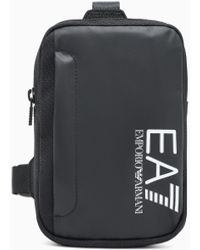 EA7 - Train Core Small Cross-Body Bag With Oversized Logo - Lyst