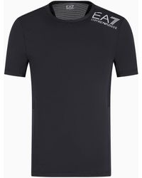 EA7 - Dynamic Athlete T-shirt Aus Vigor7-funktionsgewebe - Lyst
