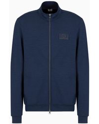 EA7 - Zip-up Sweatshirts - Lyst