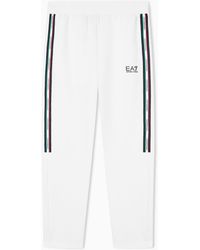 EA7 - Italian Spirit Cotton-Blend Joggers - Lyst