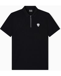 EA7 - Slim-Fit Polo Shirt Premium Shield - Lyst