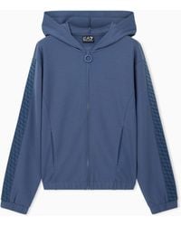 EA7 - Full-Zip Hoodie Logo Series - Lyst