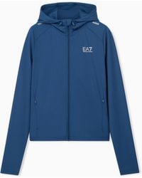 EA7 - Slim-Fit Full-Zip Hoodie Ventus7 - Lyst