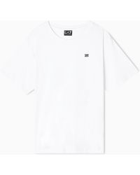 EA7 - Core Lady Stretch-Jersey T-Shirt - Lyst