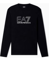 EA7 - Visibility Long-Sleeved T-Shirt - Lyst
