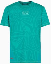 EA7 - Dynamic Athlete T-shirt Aus Ventus7-funktionsgewebe - Lyst