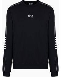 EA7 - Core Identity Technical-Fabric Crew-Neck Sweatshirt - Lyst