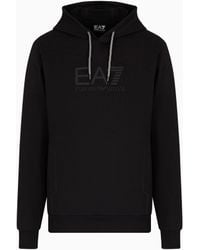 EA7 - Felpa Con Cappuccio Visibility - Lyst