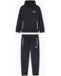 EA7 - Ventus7 Suit With Zipped Hoodie And Joggers Multisport - Lyst