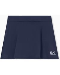 EA7 - Ventus7 Mini Skirt With Built-In Shorts Tennis Pro - Lyst