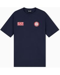 EA7 - Regular Fit T-Shirts - Lyst