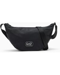 EA7 - Belt Bag With Logo And Adjustable Shoulder Strap - Lyst