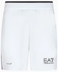 EA7 - Tennis Pro Bermuda Shorts In Ventus7 Technical Fabric - Lyst