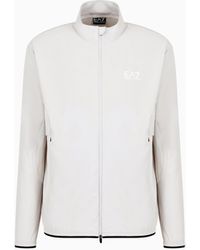 EA7 - Dynamic Athlete Zip-Up Sweatshirt - Lyst