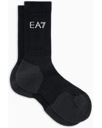 EA7 - Tennis Pro Stretch-Cotton Blend Socks - Lyst