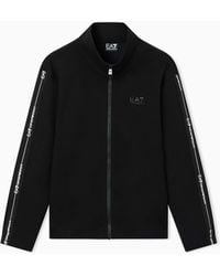 EA7 - Logo Series Stretch Modal Blend Sweatshirt - Lyst