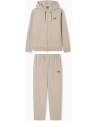EA7 - Core Identity Cotton-Jersey Tracksuit - Lyst