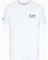 EA7 - Tennis Pro T-shirt In Ventus7 Technical Fabric - Lyst