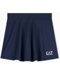 EA7 - Ventus7 Mini Skirt With Pleats And Inner Shorts Tennis Pro - Lyst