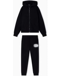 EA7 - Visibility Girl Stretch Cotton Tracksuit - Lyst