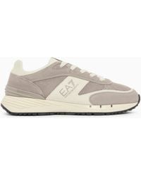 EA7 - Otg And Velo Suede Sneakers - Lyst