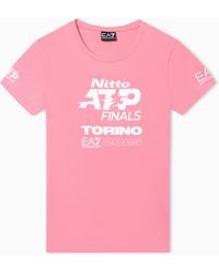 EA7 - Nitto Atp Finals Crew Neck T-Shirt With Event Logo - Lyst