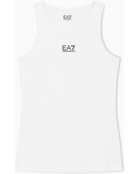 EA7 - Technical Ventus Tank With A Halter Neck Tennis Pro - Lyst