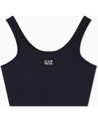 EA7 - Medium-Support Sports Bra Dynamic Athlete - Lyst