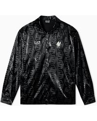 EA7 - Soccer Shirt Jacket - Lyst