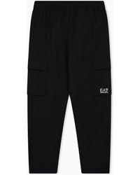 EA7 - Core Identity Nylon Cargo Trousers - Lyst