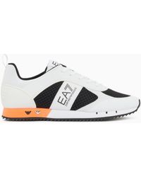 EA7 - Sneaker Aus Mesh Mit Profilierter Sohle - Lyst