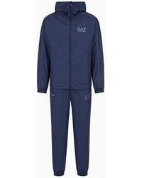 EA7 - Dynamic Athlete Printed Tracksuit In Ventus7 Technical Fabric - Lyst