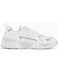 EA7 - Sneaker Ace Runner New Aus Mesh Mit Profilierter Gummisohle - Lyst
