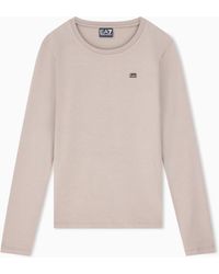 EA7 - Crew Neck T-Shirt - Lyst