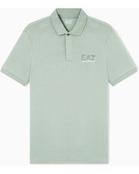 EA7 - Visibility Cotton Jersey T-Shirt - Lyst