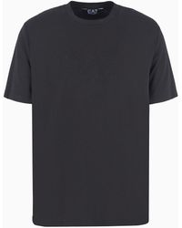 EA7 - Lux Identity Modal-blend Crew-neck T-shirt - Lyst