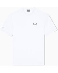 EA7 - Jersey T-Shirt Tennis Pro Regular Fit With Rib Details - Lyst