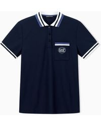 EA7 - Golf Pro Short-Sleeved Polo Shirt - Lyst