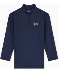 EA7 - Slim-Fit Jersey Top Tennis Pro With Ventus7 Technology - Lyst