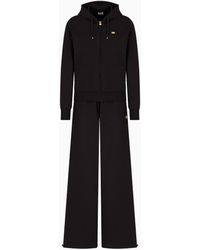 EA7 - Core Lady Trainingsanzug Aus Baumwollstretch - Lyst