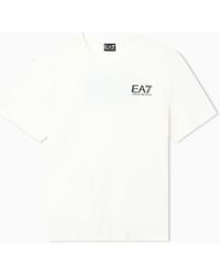 EA7 - Visibility Cotton Jersey T-Shirt - Lyst