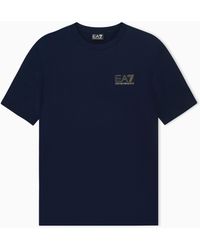 EA7 - Oversized Fit T-Shirt Premium Label - Lyst