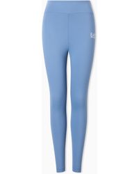 EA7 - Stretch Legging With High Waist - Lyst