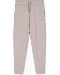 EA7 - Evolution Jogginghose Aus Viskose-Mischung Mit Kordelzug - Lyst