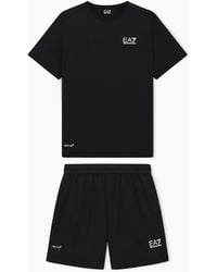 EA7 - Ventus T-Shirt And Shorts Set - Lyst