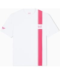 EA7 - Internazionali Bnl D'Italia Ventus7 Technical Fabric T-Shirt - Lyst