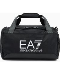 EA7 - Train Core Small Gym Bag With Oversized Logo - Lyst
