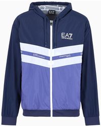 EA7 - Asv Tennis Club Sweatshirt Mit Kapuze Aus Recyceltem Stoff - Lyst